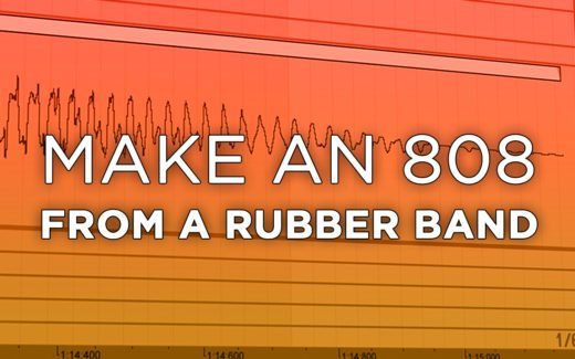 How to Make an 808 Kick from a Rubber Band