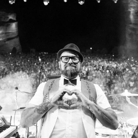 Sidecar Tommy of Beats Antique at Red Rocks